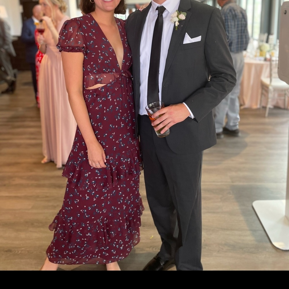 WAYF maxi dress with cutouts